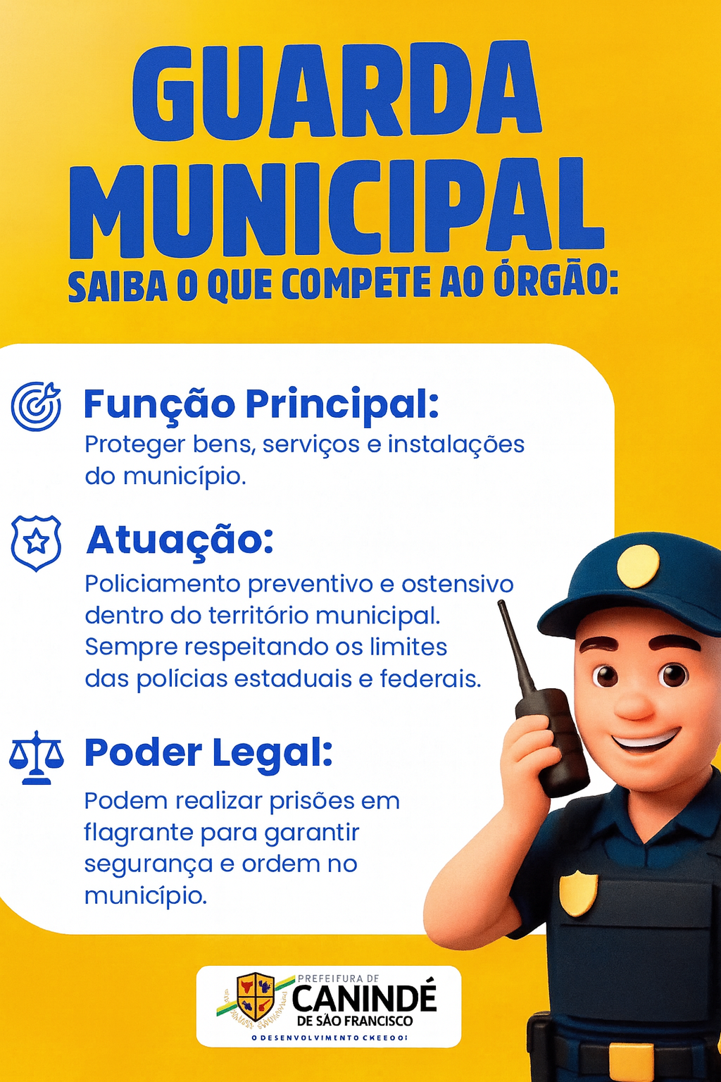 Agentes da Guarda Civil Municipal atuando na proteção do patrimônio público e no apoio à segurança da população.