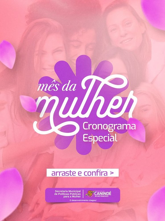 Programação especial marca o Mês da Mulher em Canindé de São Francisco